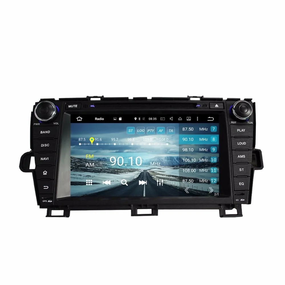 Octa Core 2 din 8&quot Android 6.0 Car Radio DVD GPS for Toyota Prius 2009-2013 With 4GB RAM Bluetooth 32GB ROM USB Mirror-link |