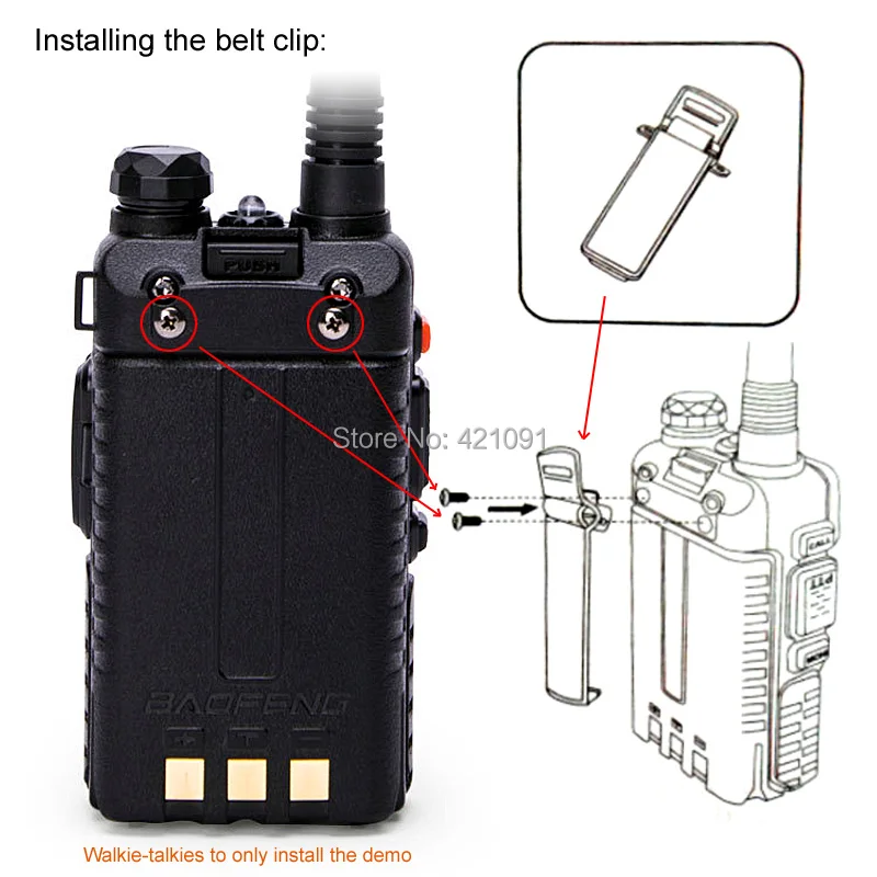 Зажим для ремня UV5R|baofeng belt clip|new baofengtyt th-f8 |