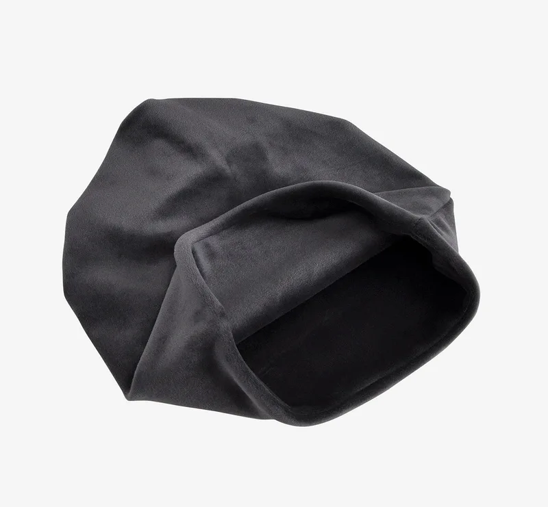NUZADA, зимняя шапка, одноцветная, унисекс, для мужчин и женщин, Skullies Beanies, шапка, Вязанная, двойные, многослойные шапочки, капот, две функции
