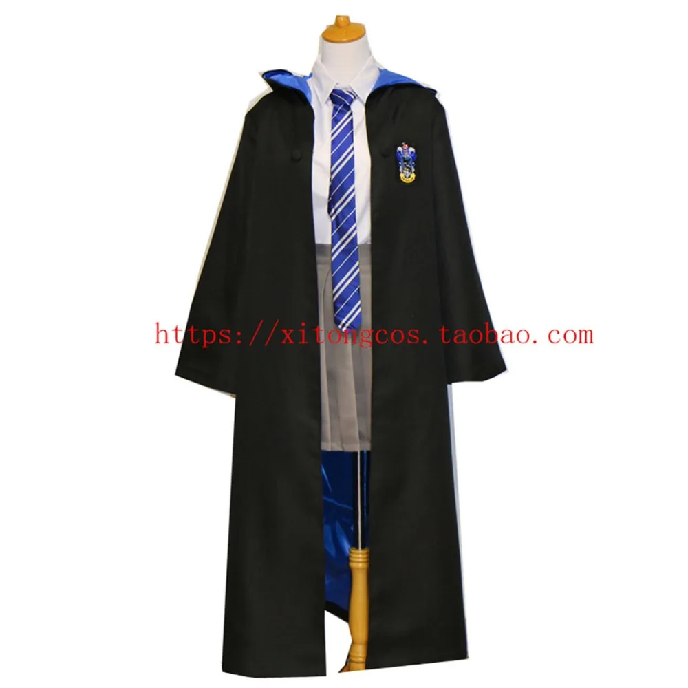 Ravenclaw Луна Лавгуд Косплей халат Плащ юбка униформа косплей