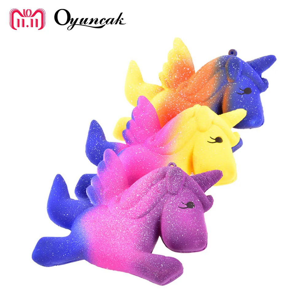 Oyuncak Новинка Gag игрушки Squishe мягкими Единорог весело приколы розыгрышки стресс