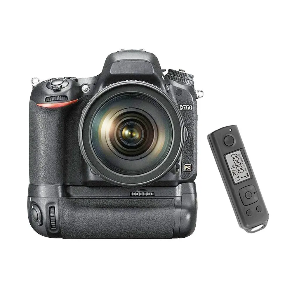 

Meike MK-DR750 Built-in 2.4g Wireless Control Battery Grip for Nikon D750 AS MB-D16