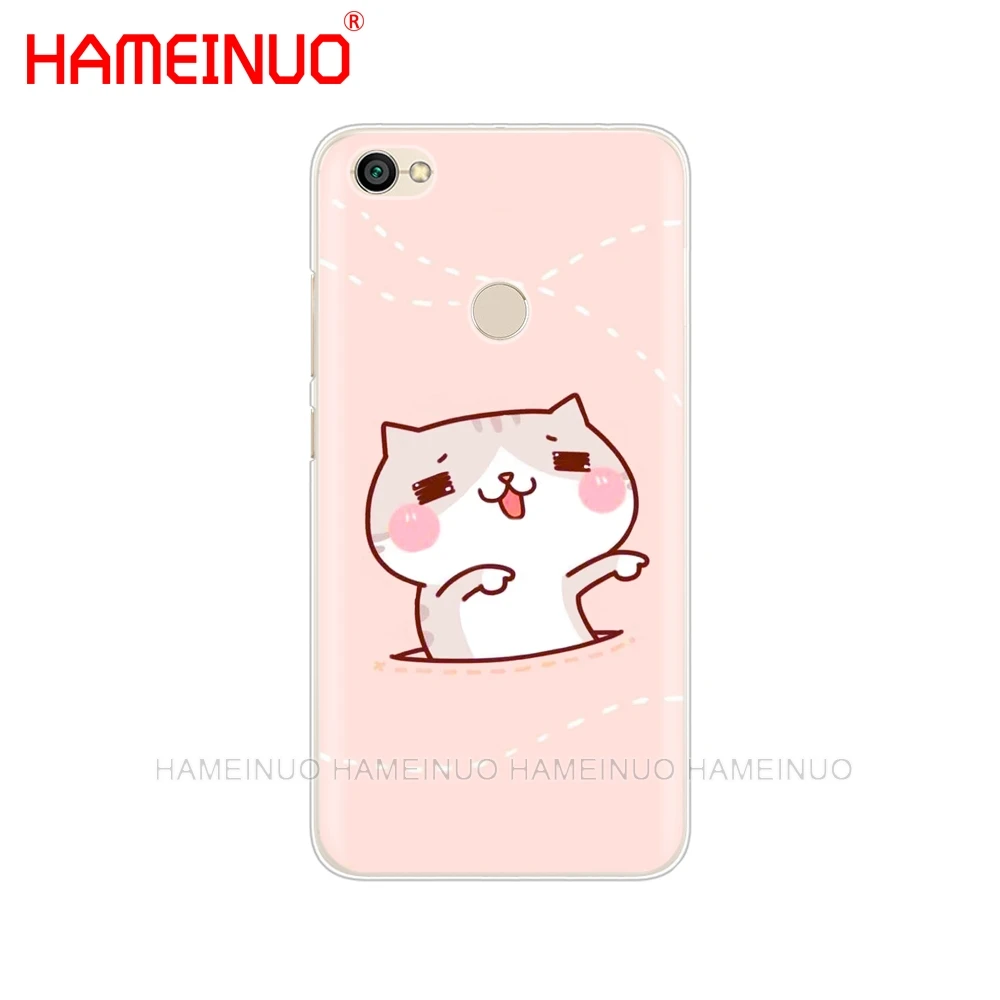 HAMEINUO Kawaii Molang мультфильм аниме собака Кот Чехол для телефона Xiaomi redmi 5 4 1 1s 2 3 3s pro PLUS