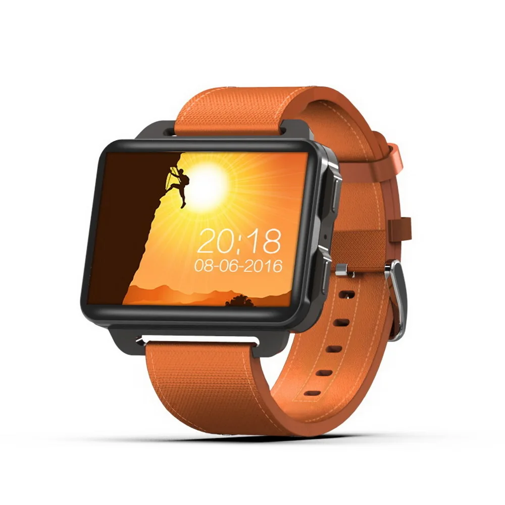 DM99 Orange DM99 3g Смарт-часы Android 5,1 OS сердечный ритм 1 ГБ 16 ГБ 2,2 дюймов ips экран Встроенный gps Wifi BT4.0 Smartwatch обновление DM98 - Цвет: DM99 Orange