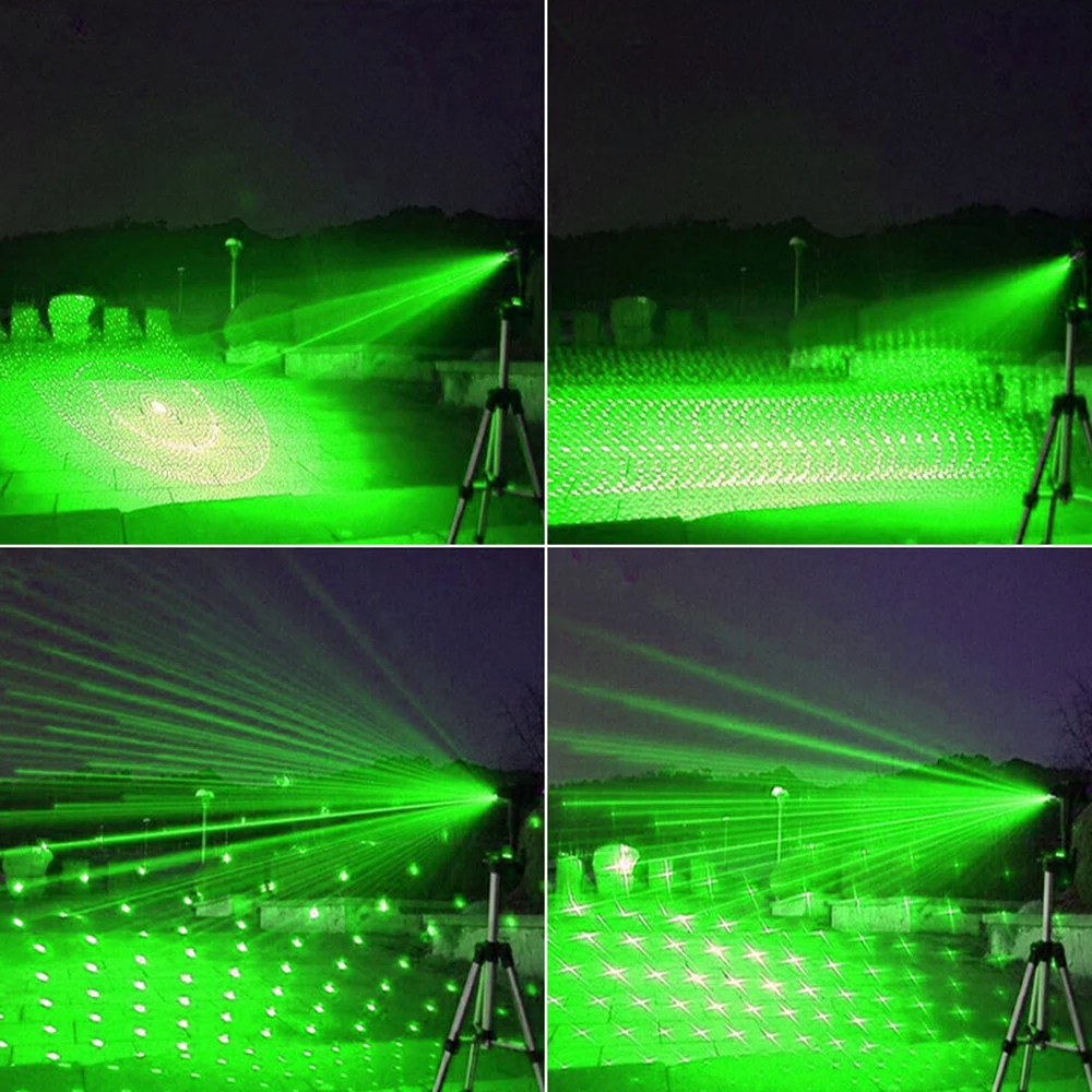 CWLASER мощная лазерная указка из нержавеющей стали 520nm фокусируемая зеленая