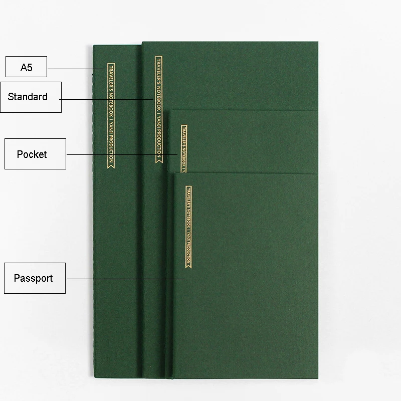 MIRUI Japanese Vintage Travelers Notebook Refill For Midori Planner Standard A5 Monthly Weekly Filler Paper