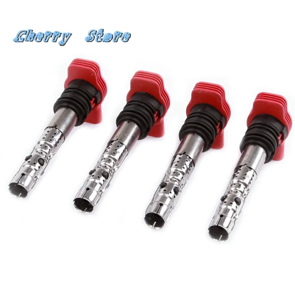 

New 06C 905 115 L/D Red Ignition Systems Ignition Coils Modules For Audi A4 A6 A8 Quattro 3.0L V6 UF483 C1471 5C1470 06C905115L