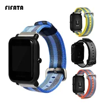 FIFATA сменный тканевый ремешок для Xiaomi Huami Amazfit Bip BIT PACE Lite Youth Смарт