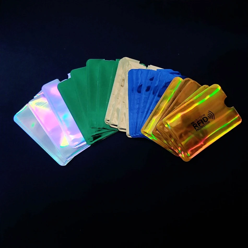 2 шт., анти-Rfid, кредитный держатель для карт, банк, Id карта, сумка, Обложка, держатель, идентификационный защитный чехол, портативный держатель для визиток