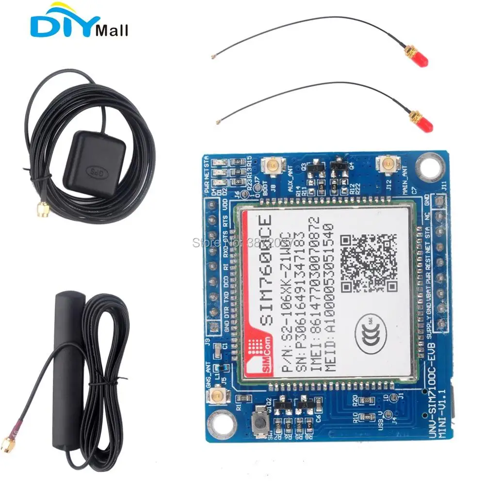 SIM7100C SIM7600CE макетная плата 4G модуль GSM/GPRS/EDGE900/1800 MHz LTE Band|Модули для умного дома| |