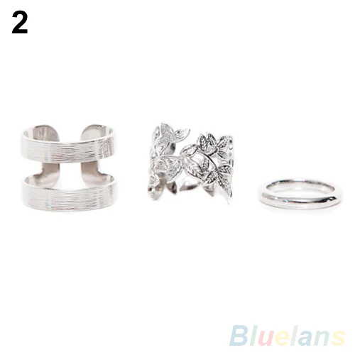 3 шт. набор колец для пальцев 2 цвета | Украшения и аксессуары