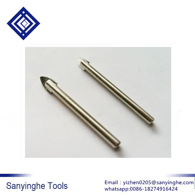 

High hardness 10 pcs/set Alloy Triangular Drill Bits 6mm/8mm/10mm