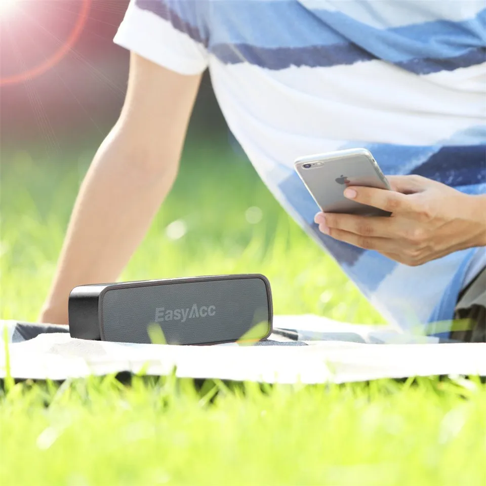 EasyAcc 10 Вт Мощный Bluetooth 4 0 портативный беспроводной динамик водонепроницаемый 3 5 мм