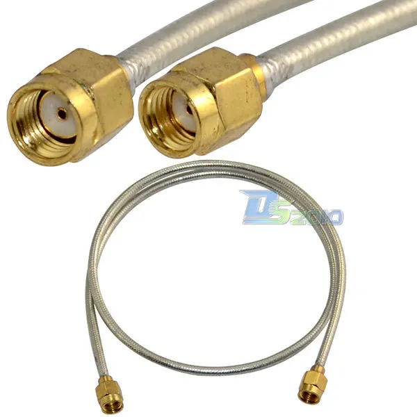 50 см RF Pigtail RP SMA Штекерный полу жесткий кабель RG402 M M|rp-sma male|rp-sma rp-smarp-sma pigtail |
