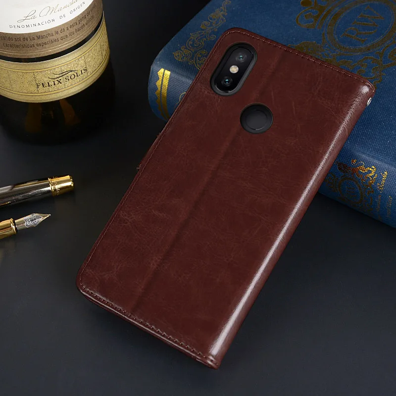 Для Xiaomi Mi 8se Mi8se Mi8SE Кожаный чехол книжка флип с отделением для карт 8SE ремешком