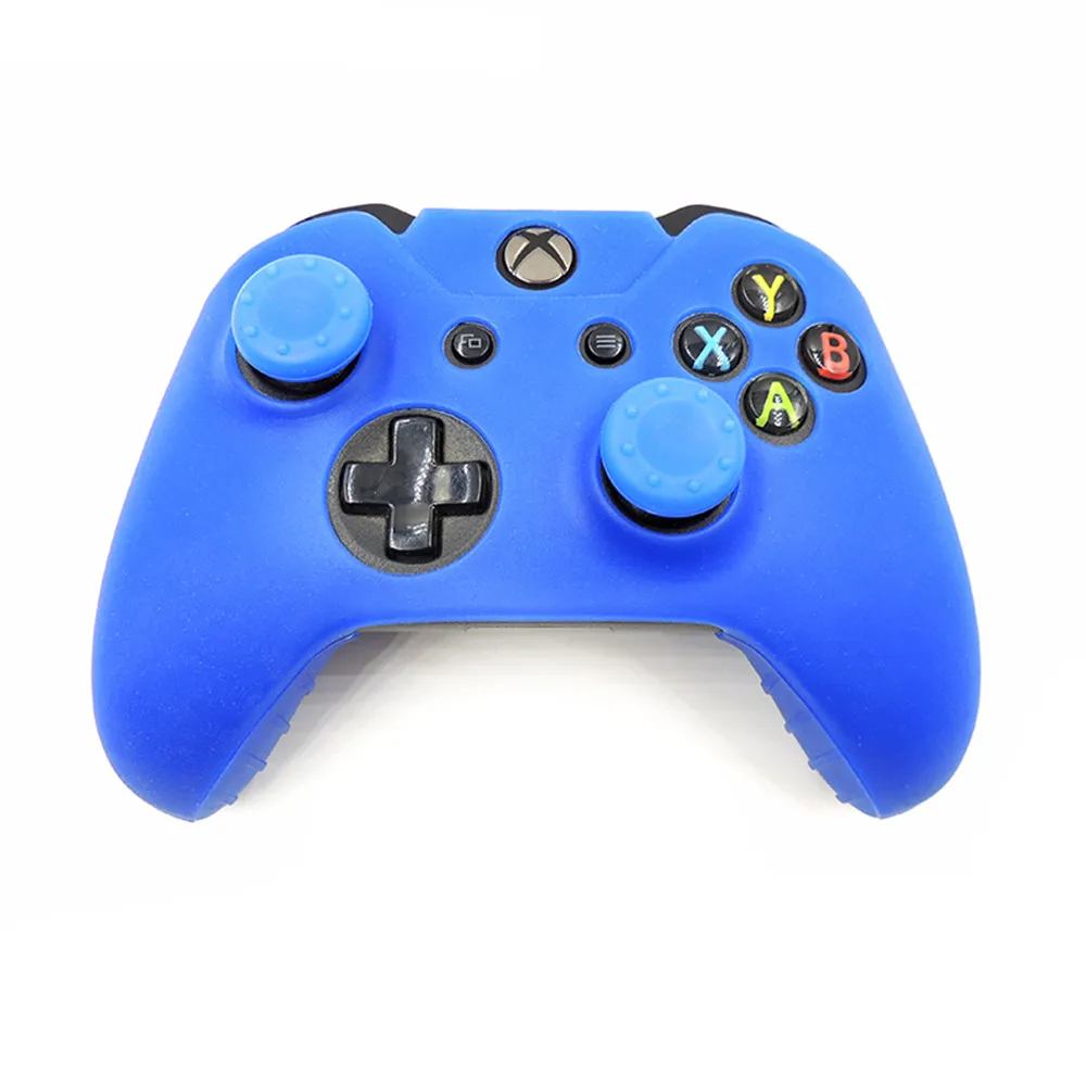 Силиконовый чехол для контроллера XBox One X S + аналоговая ручка стик Box 1 тонкий