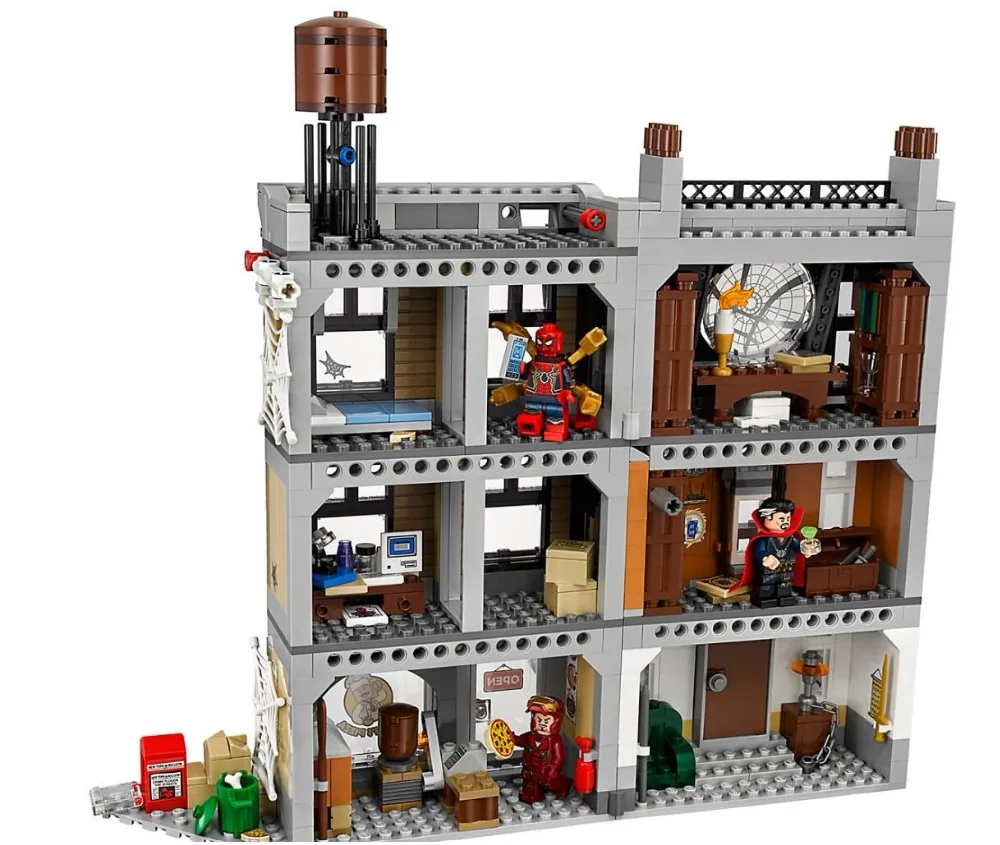 Marvel Мстители Бесконечность войны святилище Sanctorum Showdown Legoed Building Block мультфильм