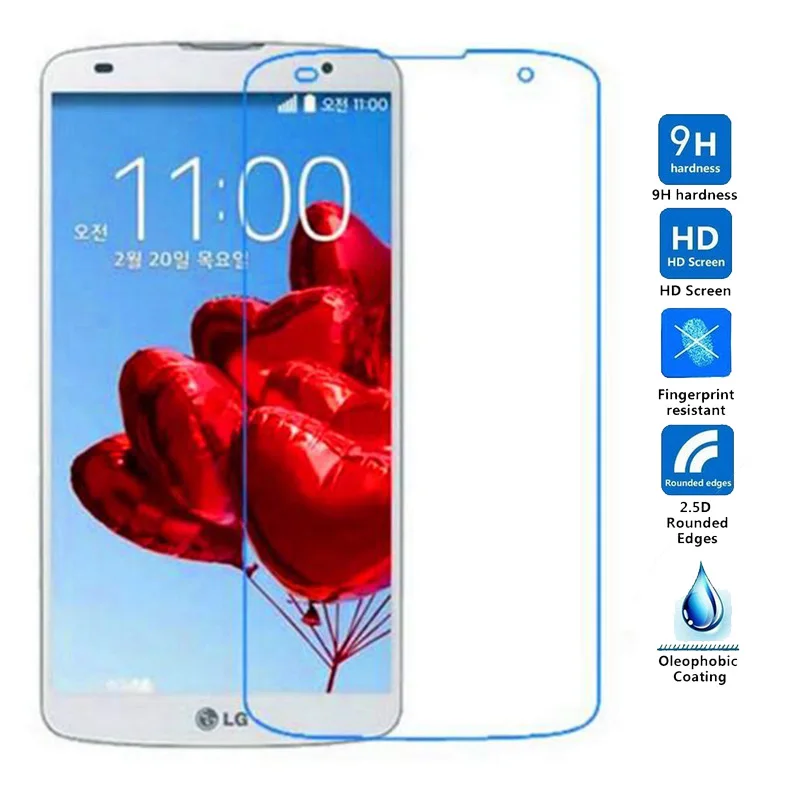 Пленка из закаленного стекла для LG G Pro2 Pro 2 F350 D837 D838 Защитная пленка экрана Joy H220 H222