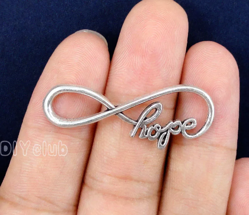 60 шт. подвески под старину серебро/бронзу фоторазъем 39x15 мм|charm charm|hope charminfinity charms |