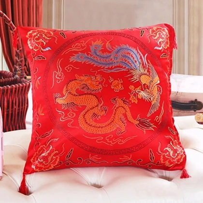 Cushion Cover4 Китайские стильные чехлы на подушки размером 45*45, год ко Дню Святого Валентина свадьбы рождественские подарки декоративные подушки диван-Подушка Чехлы - Цвет: Cushion Cover4