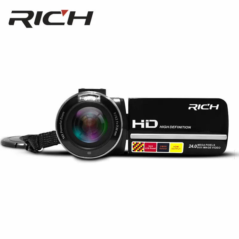 10 шт. цифровая камера MP100 1080P 15fps Full HD 24MP D 3 0 дюймов Вращающийся ЖК экран