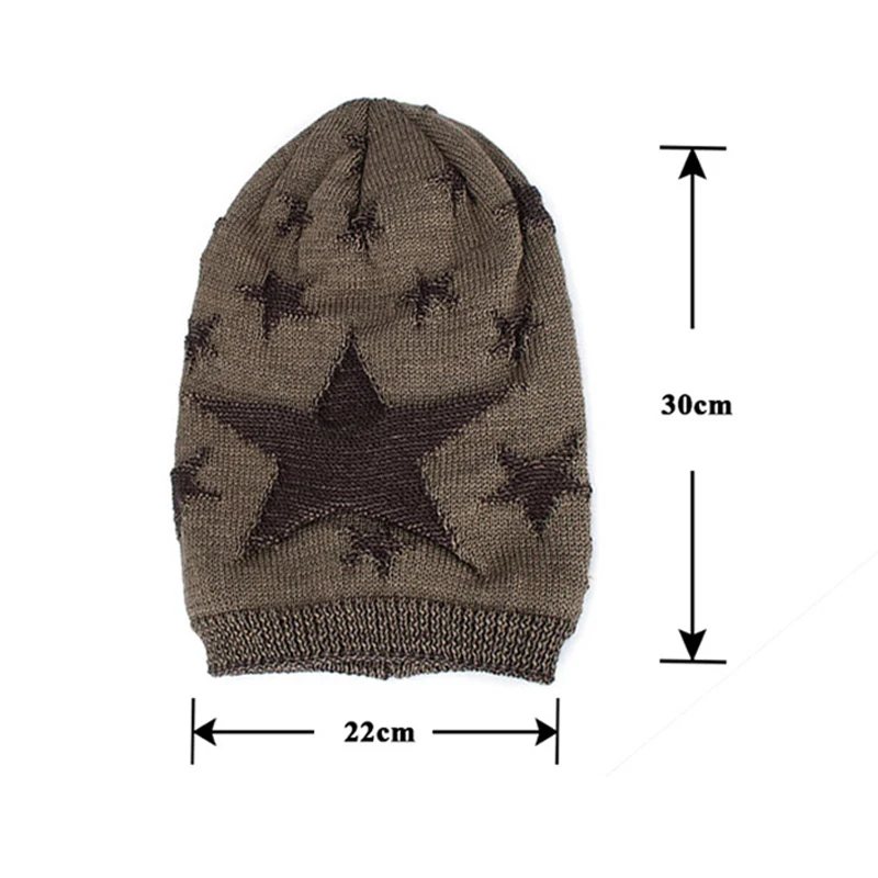 Модная повседневная мужская шапка Skullies &amp Beanies вязаная шерстяная в Корейском