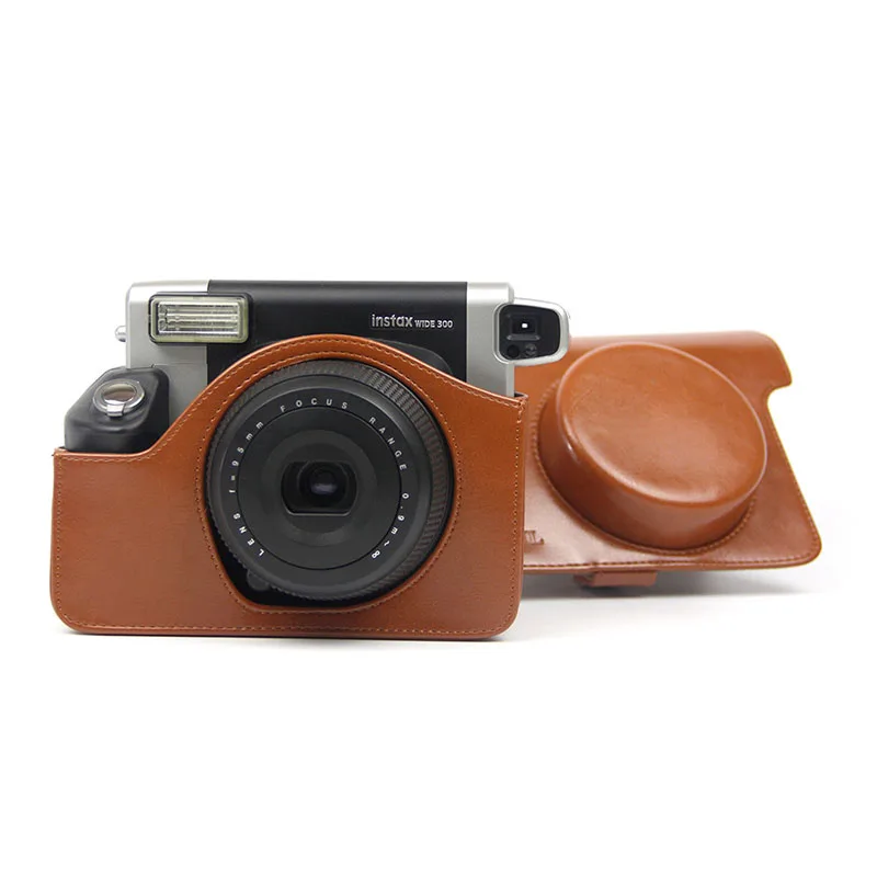Мини сумка из искусственной кожи защитный чехол с плечевым ремнем для Fujifilm Instax Wide