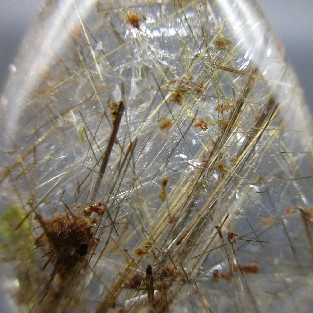 Только один! 17 г Редкий Натуральный кварц Rutilated Crystal Rutile минеральный образец чакра