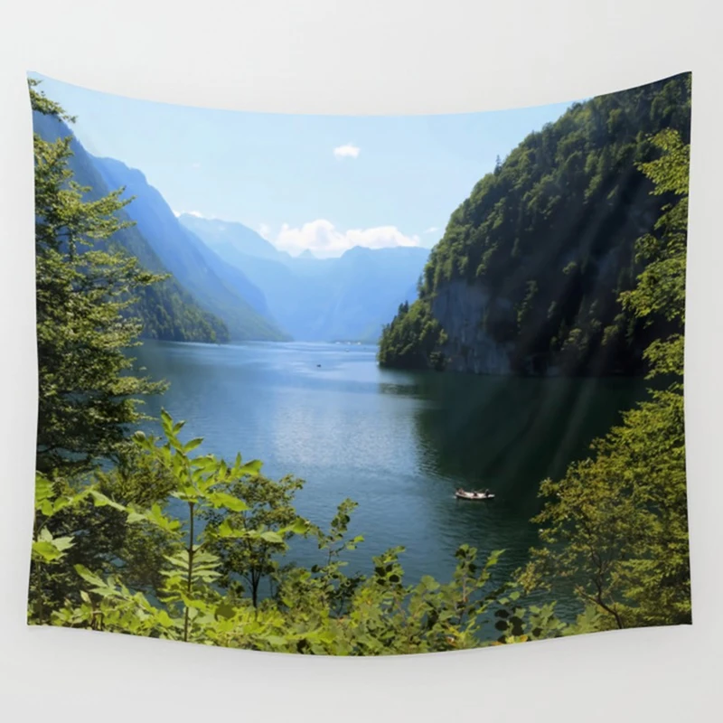 

Forest tapestry beauty landscape many trees large tapestry Wall Hanging Printed home decoration tapestry