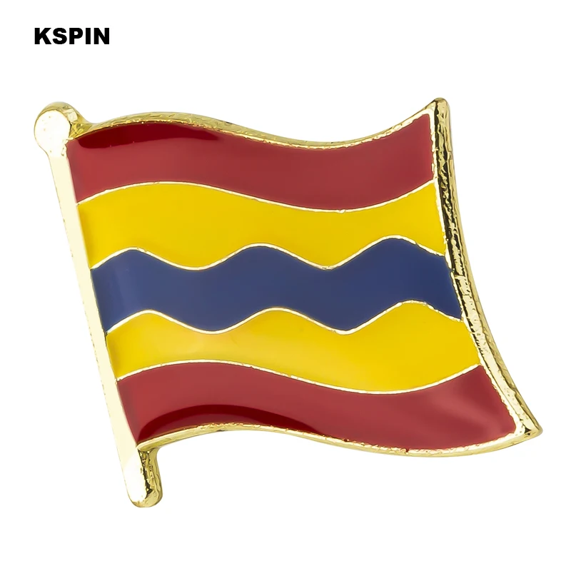 Utrecht Flag Badge Flag Brooch National Flag Lapel Pin International Travel Pins Collections XY0516