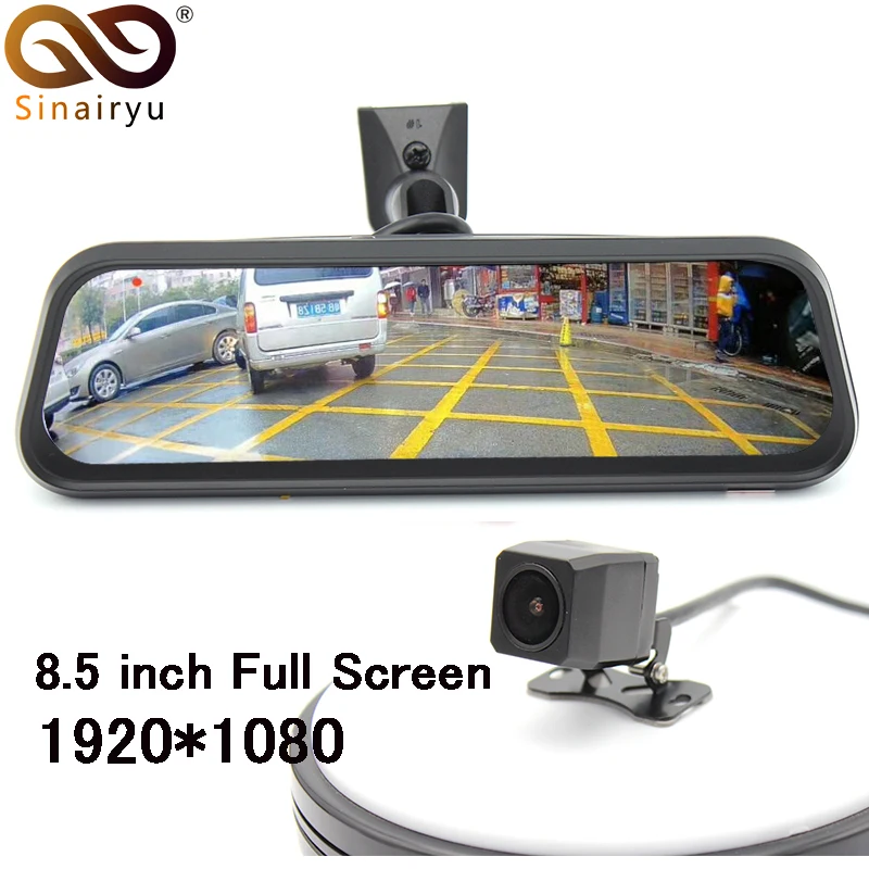 8 5 &quotПолный сенсорный экран дисплей FHD 1080 P Автомобильный видеорегистратор