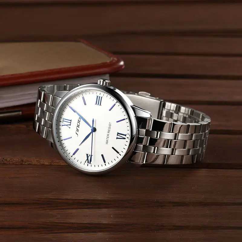 SINOBI Brand Women's Business Wristwatches Quality stainless steel quartz-watch Simple holiday gift watch women relogio feminino |