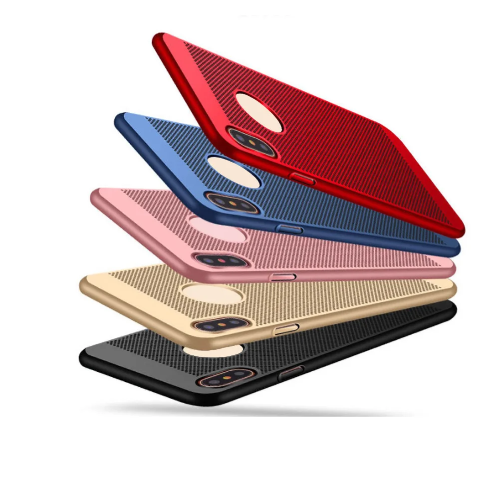 Heat Dissipation Phone Case For iPhone X 10 8 7 6 6s Plus Cover Cool Matte Hard PC Cases XS MAX XR |