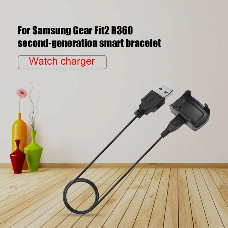 USB кабель зарядный YUEDEAR для samsung gear fit2 pro беспроводное зарядное устройство