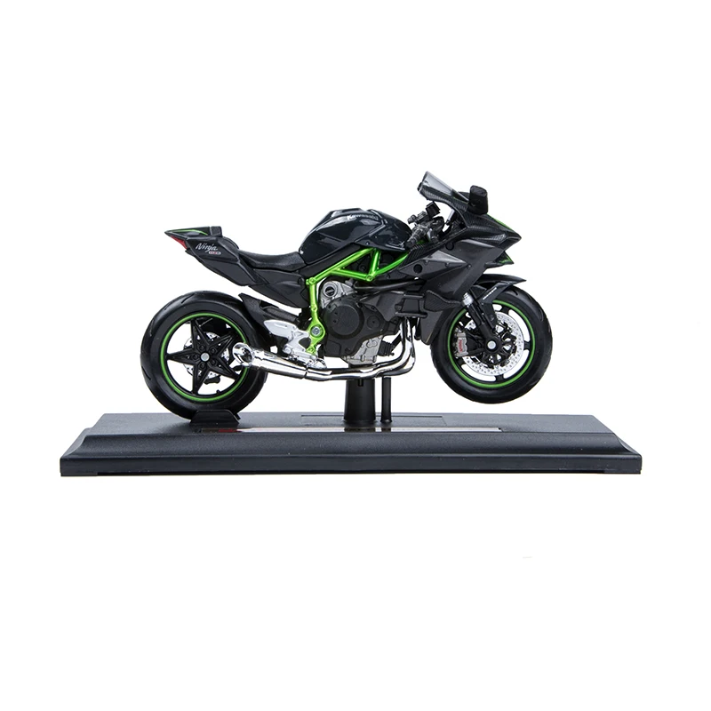 Maisto 1:18 модели мотоциклов Kawasaki Ninja H2R миниатюрные пластиковые Гоночные Игрушки из