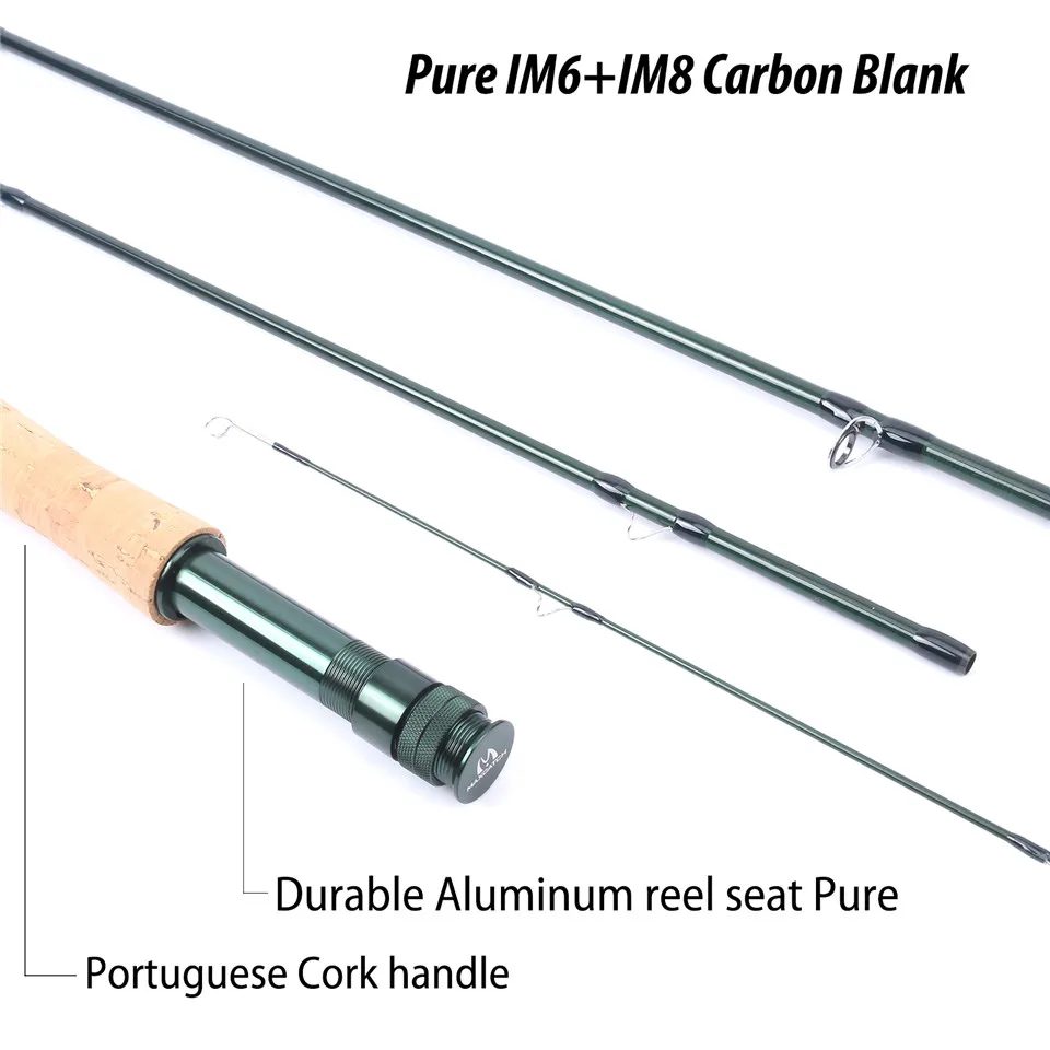 Maximumcatch 3 8WT 8 4 9FT Fly Rod & Reel Line Box Рыболовный Инструмент Комбо|fly rod|combo reelfly rod reel |