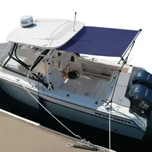 Морской лодка кормовой тент комплект расширение для T-Top и каюты лодки с телескопическими полюсами из нержавеющей стали MA 045