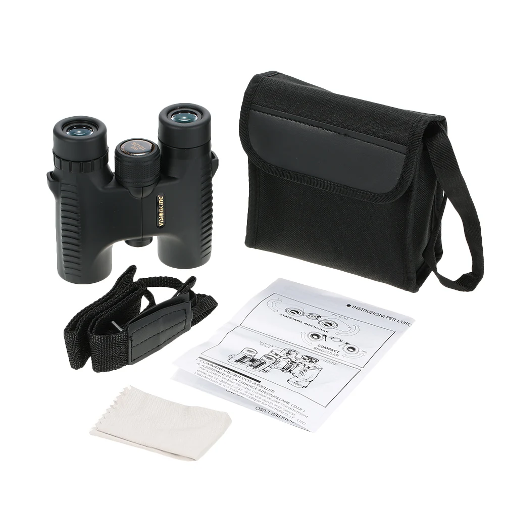 Водонепроницаемый компактный бинокль Visionking HD 10X26 BaK4 широкоугольный