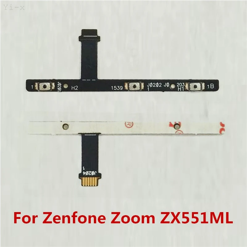 

Side Key Button For Asus Zenfone Zoom ZX550 ZX551ML Volume Power On Off Button Flex Cable