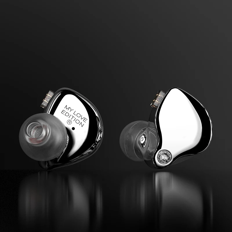 bright silver 007 TFZ My Love limited edition часы в советском стиле Динамический HiFi монитор наушники в ухо наушники - Цвет: bright silver 007