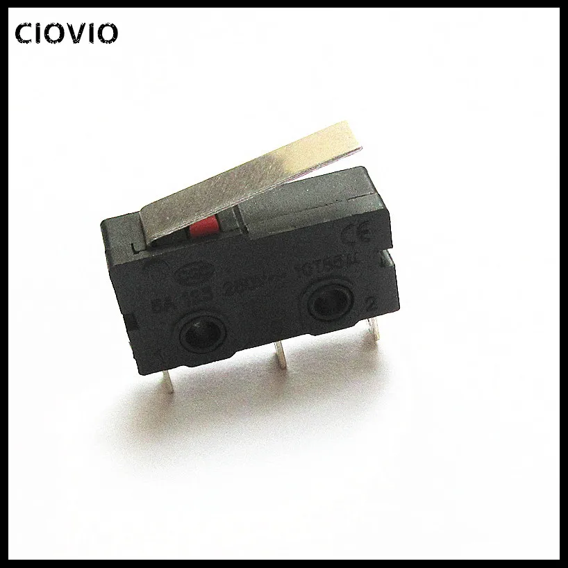 50 шт. KW12 такт переключатель вкл. KW11 3Z 5А 250В микро 3PIN пряжка новый CIOVIO|Выключатели| |