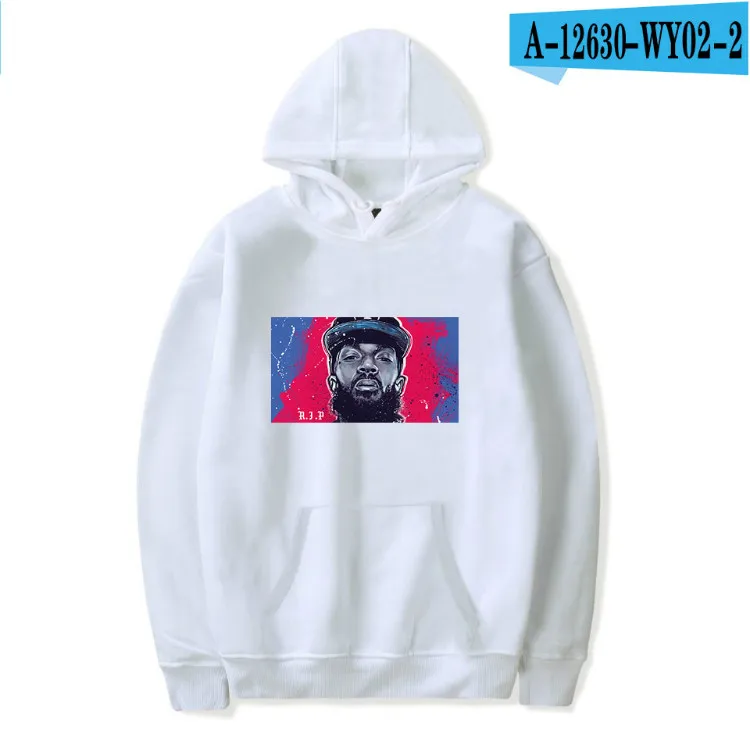 TJ Gar мужские футболки nipsey hussle толстовки женские/мужские с длинным рукавом модные толстовки с капюшоном с принтом горячая распродажа Повседневная Уличная одежда - Цвет: Слоновая кость