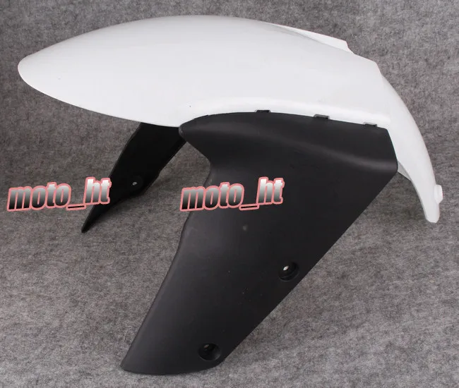 

For Kawasaki Ninja 2005 ZX6R & 04-05 07 ZX10R Motorcycle Front Fender Faring Part Bodykit Injection Mold Unpainted White Plastic