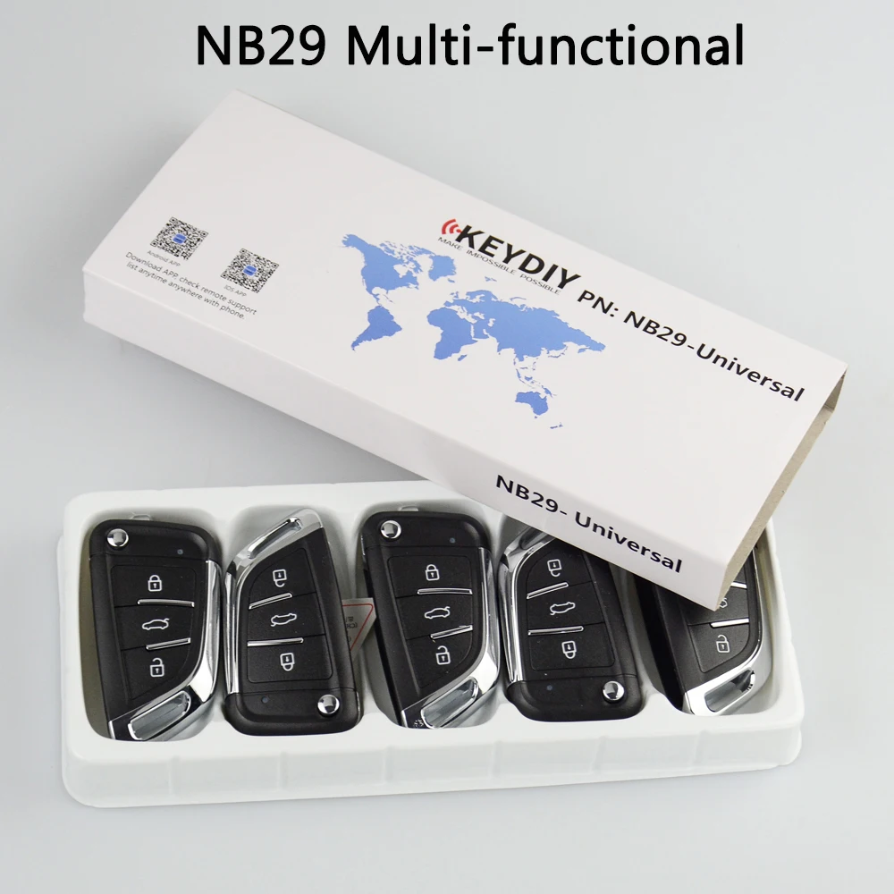 CHKJ NB29 Universal Multi-functional Remote Control For All KD MINI B and NB Series Remotes KEYDIY KD900/KD-X2 Key Programmer