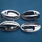 Для Lifan 520 520i Breez хромированные наружные дверные ручки аксессуары хорошего качества металлические наклейки автомобильный Стайлинг