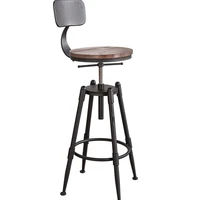 high bar stool beauty chair european front rotating lift bar barber round stool