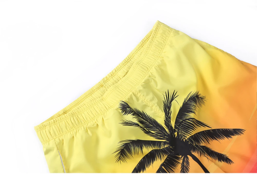 Хит 2019 мужские пляжные шорты купальник пейзаж Летние плавки для водных видов