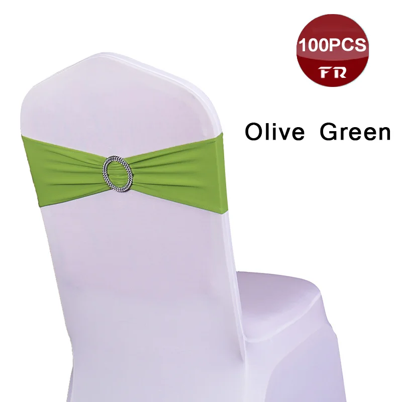 100 шт. эластичные ленты для стула из спандекса 15 х35 см|chair sashes|chair cover sashchair bows |
