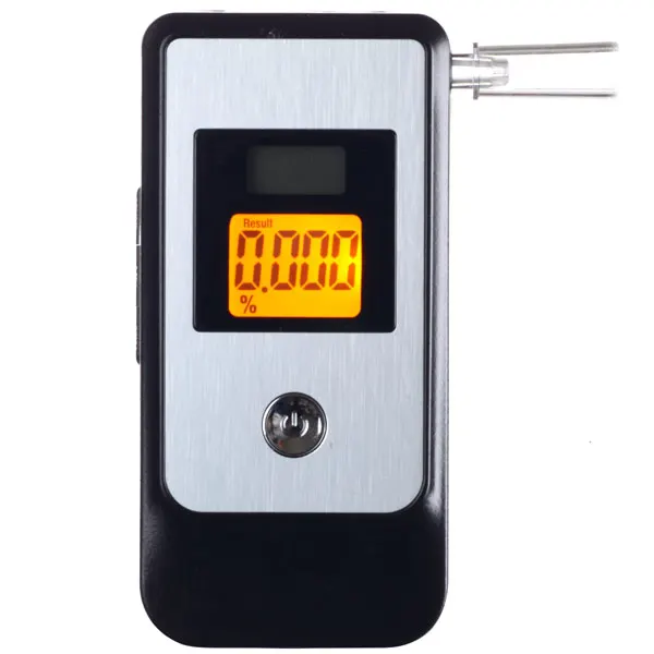 Цифровой ЖК дисплей Алкотестер дыхательный спирт тестер с 3 шт. мундштуками