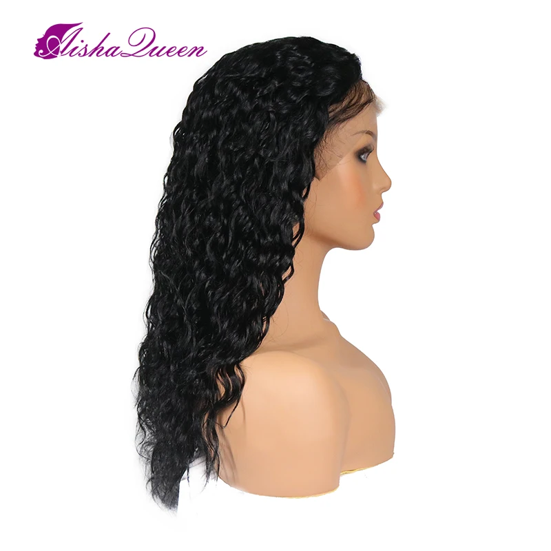 Brazilian Remy Glueless Lace Front Wig Human Hair Wigs Deep Curly Free Part For Black Women No Tangle | Шиньоны и парики